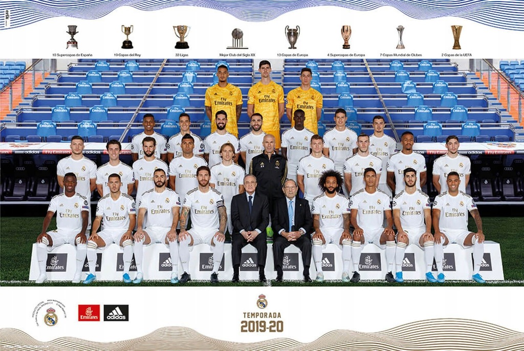 Купить Плакат с игроками Реал Мадрид 2019/2020 61x91,5 см: отзывы, фото, характеристики в интерне-магазине Aredi.ru