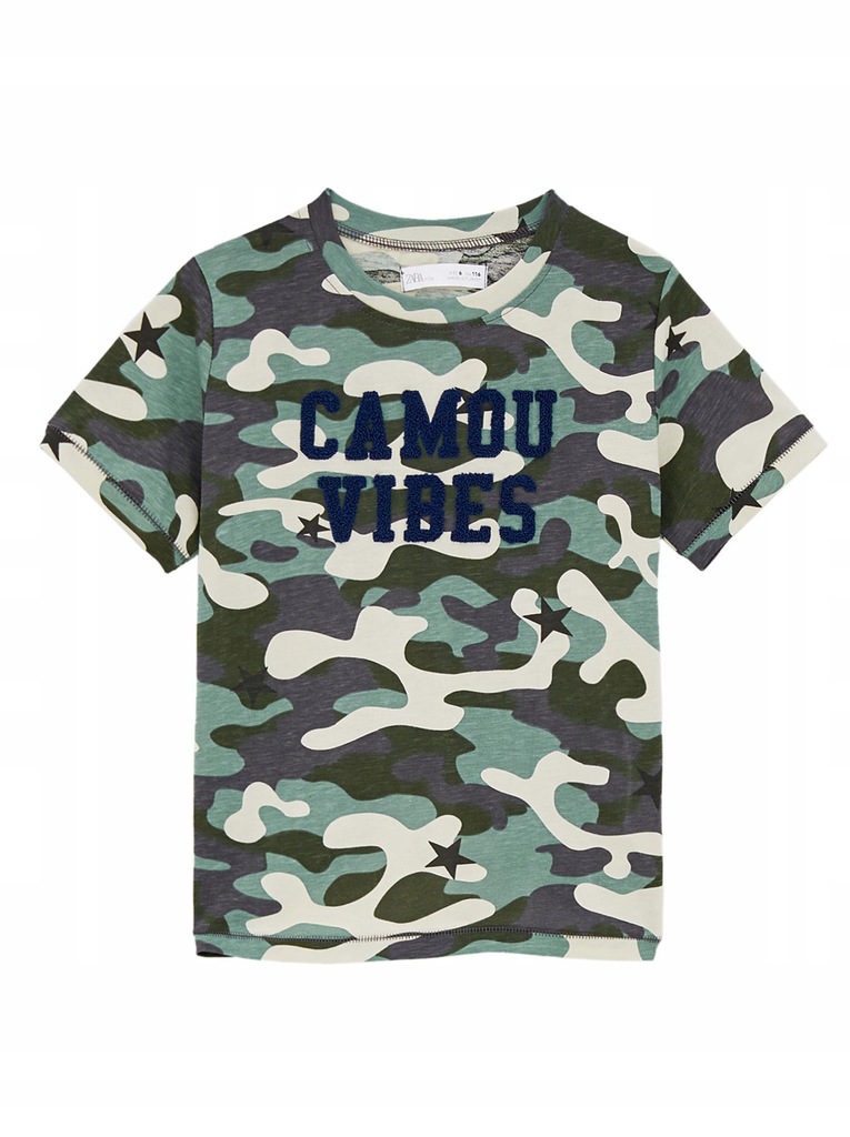 P9N107 ZARA KIDS__WDL T-SHIRT MORO NAPIS__122