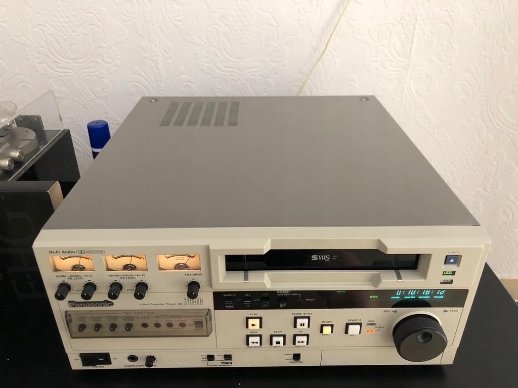 Magnetowid S-VHS HiFi Panasonic AG-7650 (rzadkość