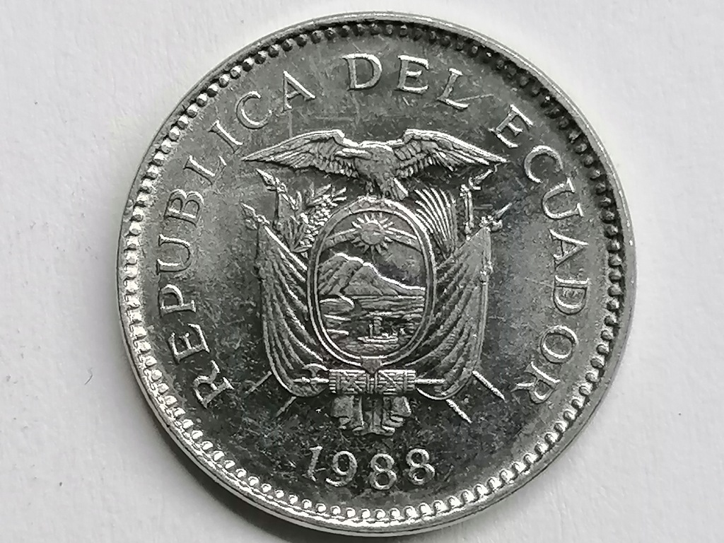 78) EKWADOR 50 CENT 1988r