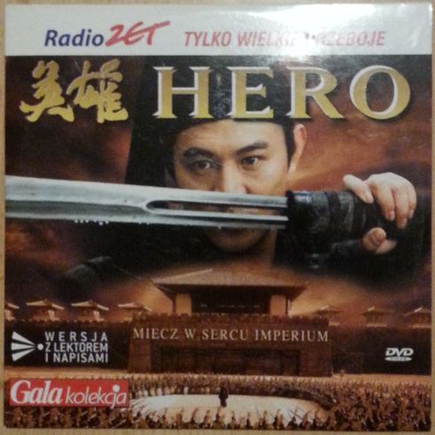 Hero - Jet Li, Ziyi Zhang - płyta DVD