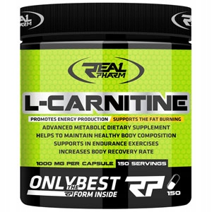 REAL PHARM L-CARNITINE 150caps L-KARNITYNA