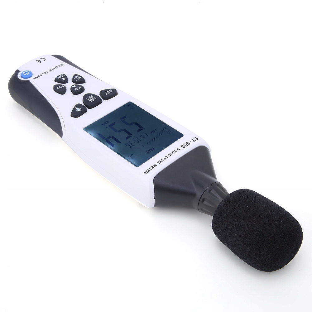 ET-953 LCD Cyfrowy miernik poziomu dźwięku Tester