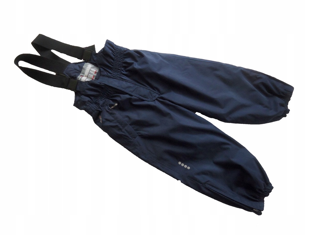 REIMA TEC granatowe spodnie zimowe 104