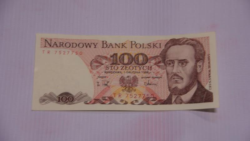 Banknot 100 PLN sprzed denominacji