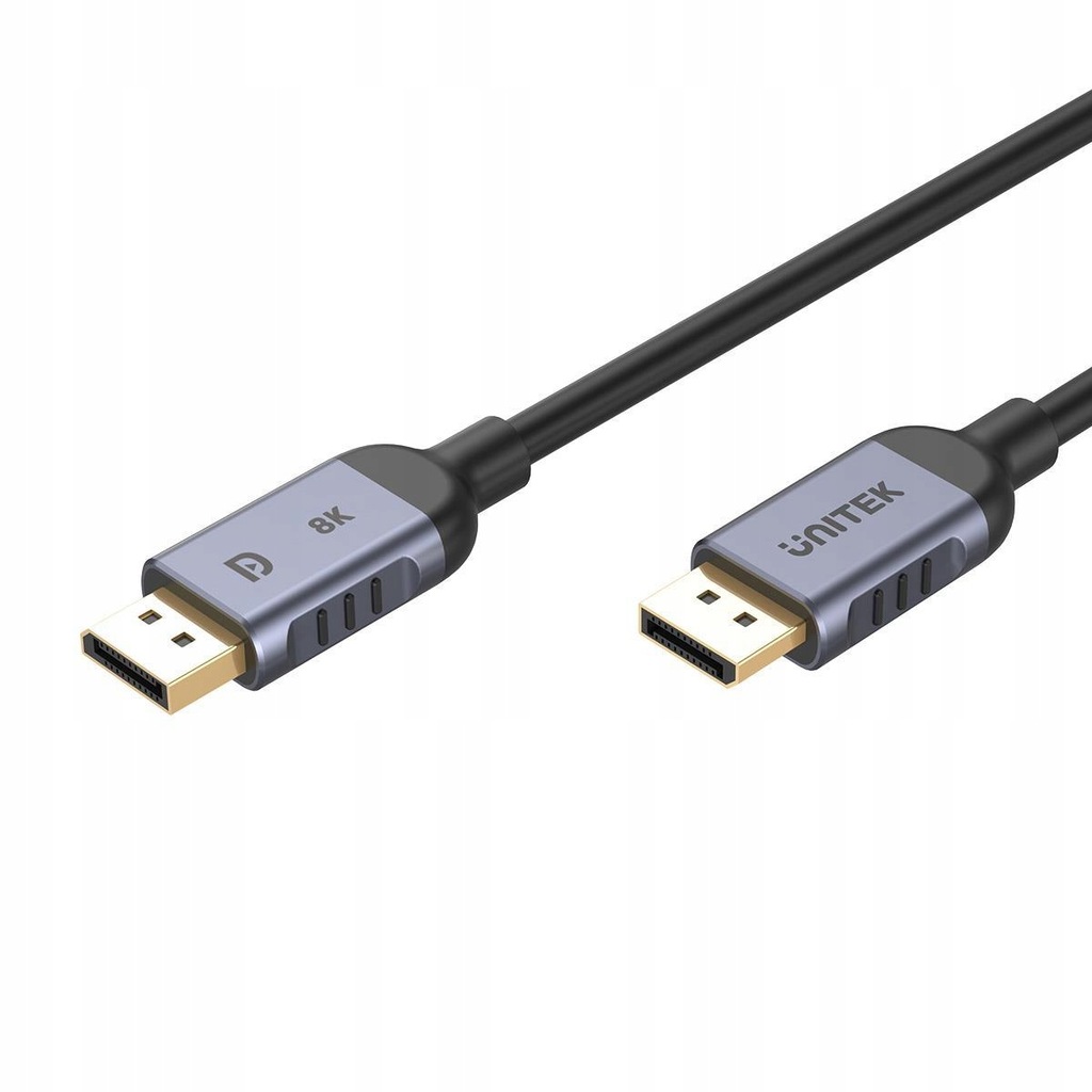 Kabel DisplayPort 1.4 Unitek C1628GY01-5M, 8K@60Hz, 4K@240Hz, 5m