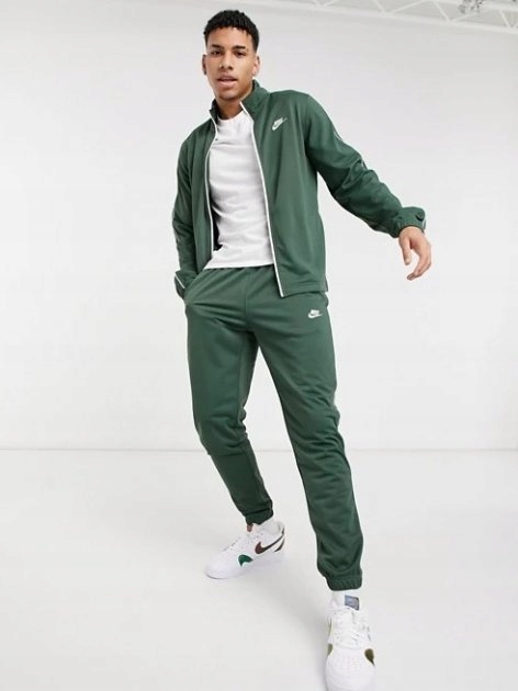 2020 Nike спортивный костюм мужской зеленый