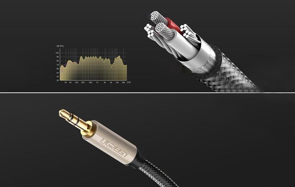 Купить КАБЕЛЬ UGREEN AV125 МИНИ-ДЖЕК 3,5 ММ, AUX КАБЕЛЬ 1 М: отзывы, фото, характеристики в интерне-магазине Aredi.ru