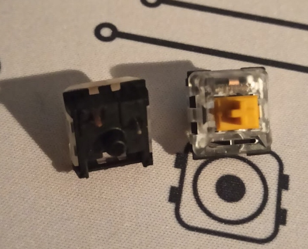 Kailh Speed Gold Złoty Przełącznik Switch MX 11839312193 oficjalne