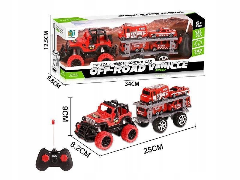 AUTO NA RADIO STRAŻ Z PRZYCZEPĄ, ICOM