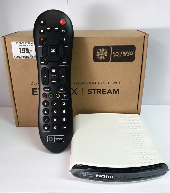 EVOBOX STREAM CYFROWY POLSAT DEKODER D46BU