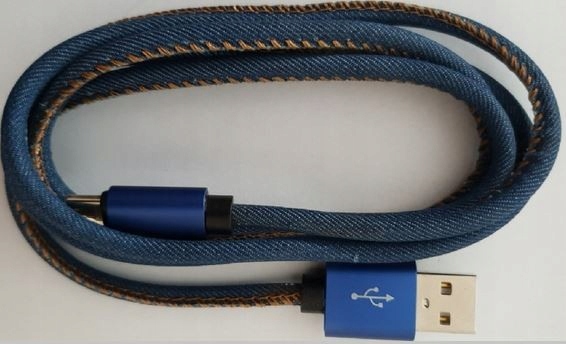 Kabel USB 8 pin premium jeans 2 m