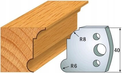 Noże profilowe do głowic HSS 40x4mm 690.053 CMT