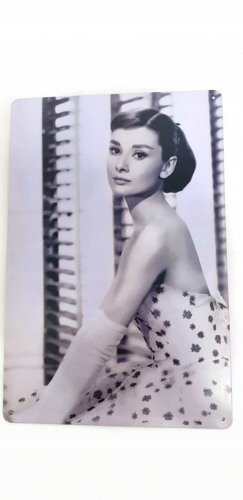 AUDREY HEPBURN 2 BLACHA OZDOBNA