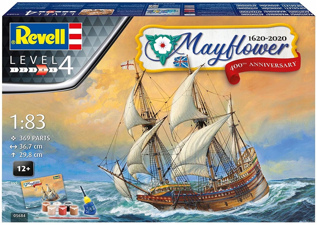 Купить Mayflower 400th Anniversary Revell 05684 краскиклей: отзывы, фото, характеристики в интерне-магазине Aredi.ru