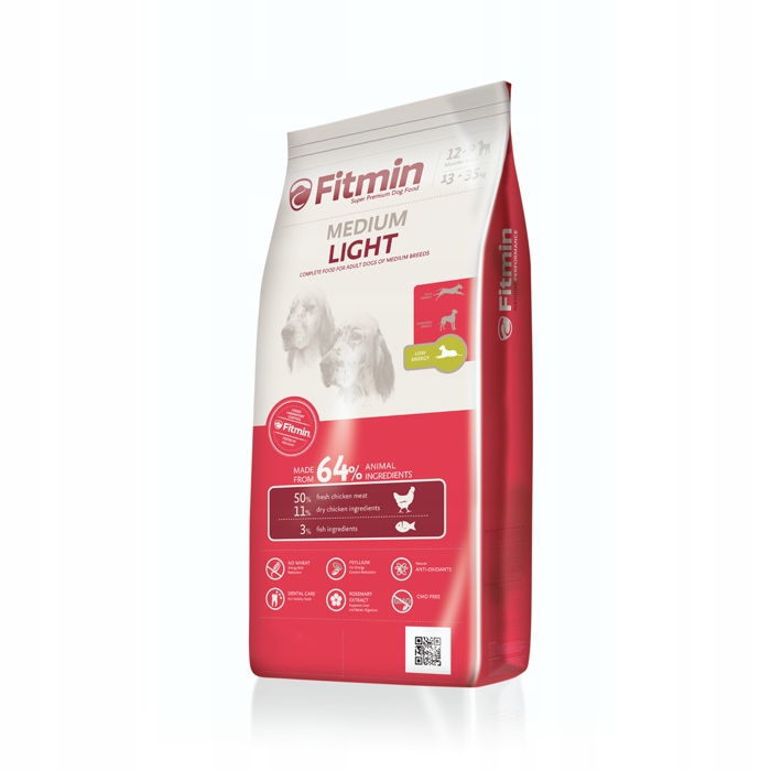 Fitmin Adult Medium Light dla psów z nadwagą 15kg