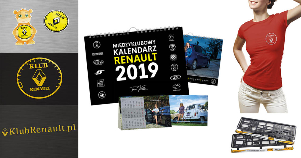 Kalendarz i Gadżety Klubowe od Renault Klub Polska