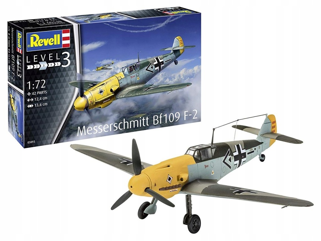 REVELL Model plastikowy Messerschmitt Bf109 F-2