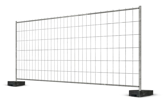 Ogrodzenia budowlane panel ażurowy prosty 140m