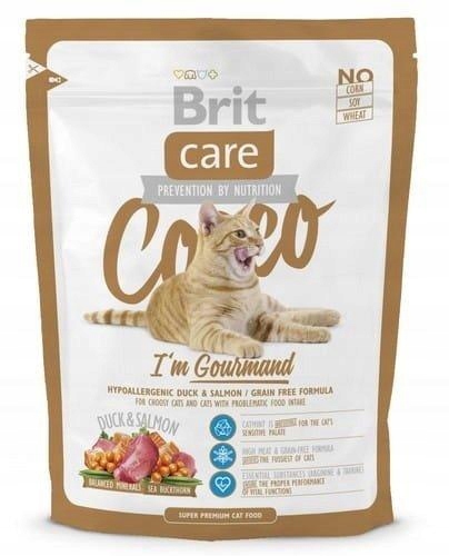 Brit Care Cat New Cocco I'm Gour & Salmon 400g