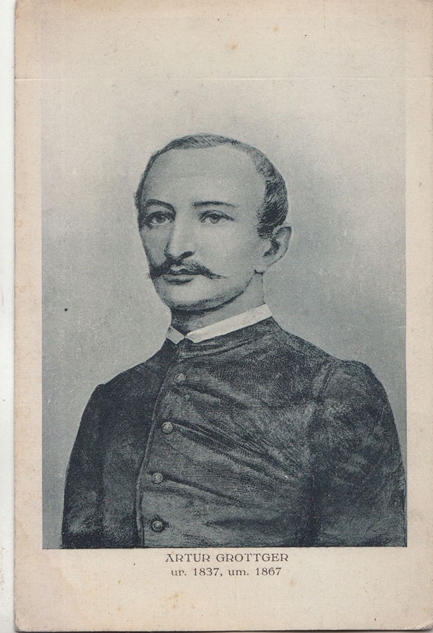 ARTUR GROTTGER PORTRET MALARZA
