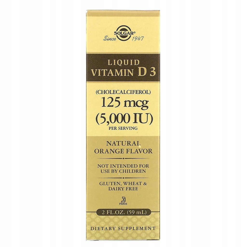 Solgar Liquid Vitamin D3 5000 iu 59 ML - 12009934846 - oficjalne ...