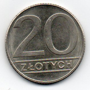 WOŚP - super moneta 20 zł mała jasna 1989r