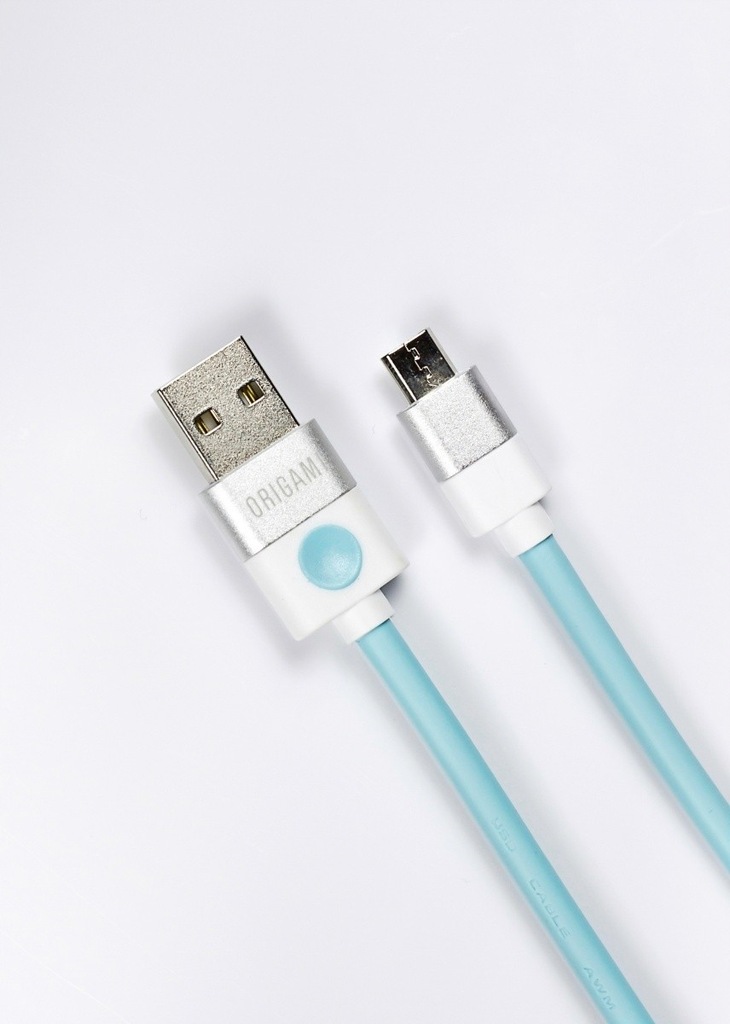 LARK Kabel USB do Micro USB Origami 3m niebieski