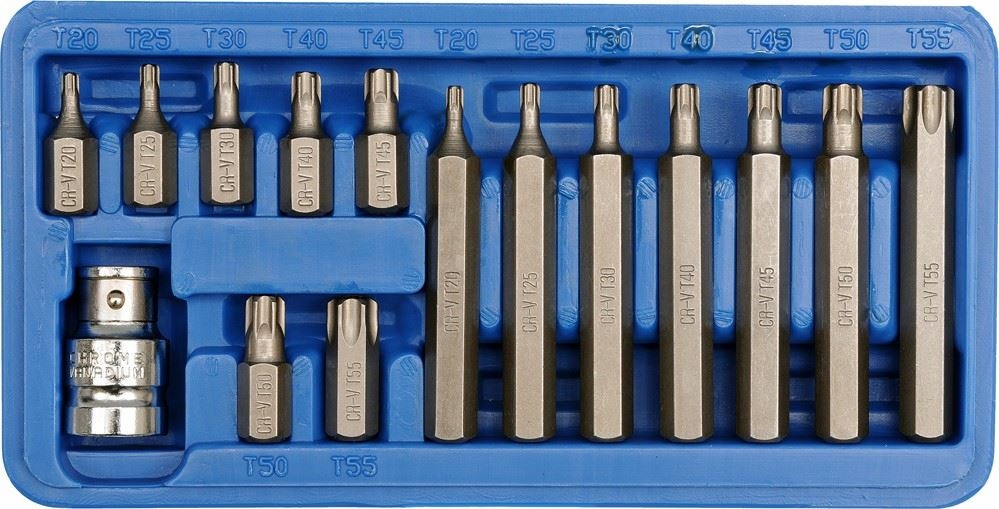 Klucze specjalne torx t20-t55 15cz. - VOREL 66580