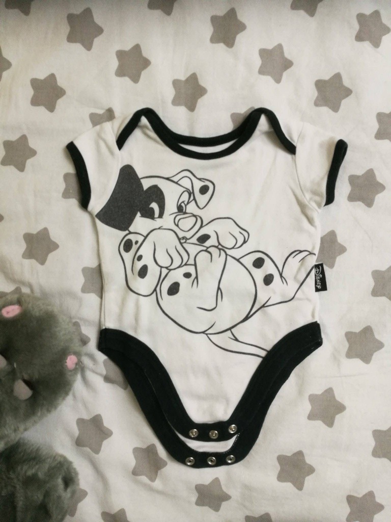 Body Disney 101 Dalmatyńczyków 0-3m r62