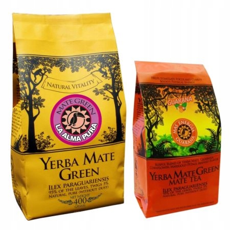 Yerba Mate La Alma Pura 400g + 200g Gratis Guarana