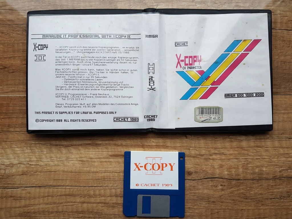 X-Copy X Copy Amiga Box prezent