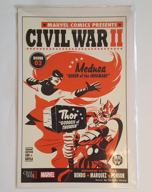 Mały plakat promocyjny MARVEL Civil War II