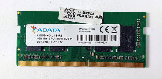 PAMIĘĆ RAM ADATA 4GB DDR4 SO-DIMM DO LAPTOPA AM1P24HC4U1-B9RS