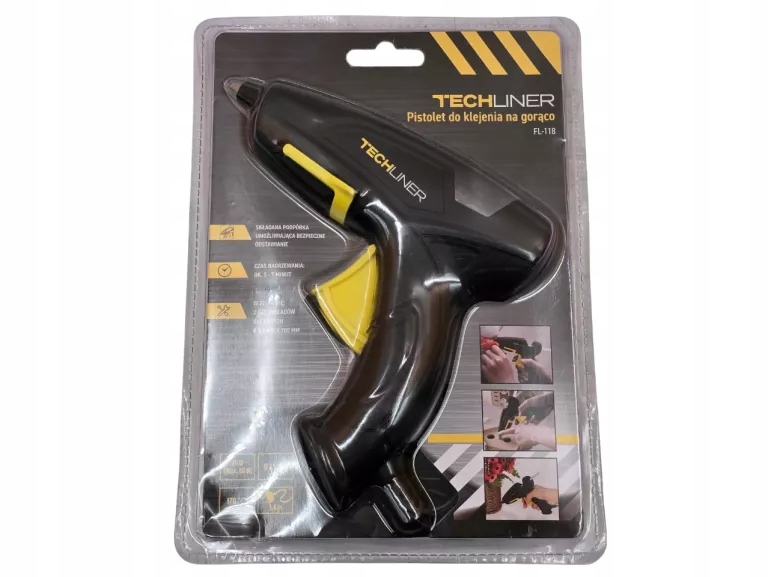 PISTOLET DO KLEJU NA GORĄCO TECHLINER FL-118 +2X WKŁADY