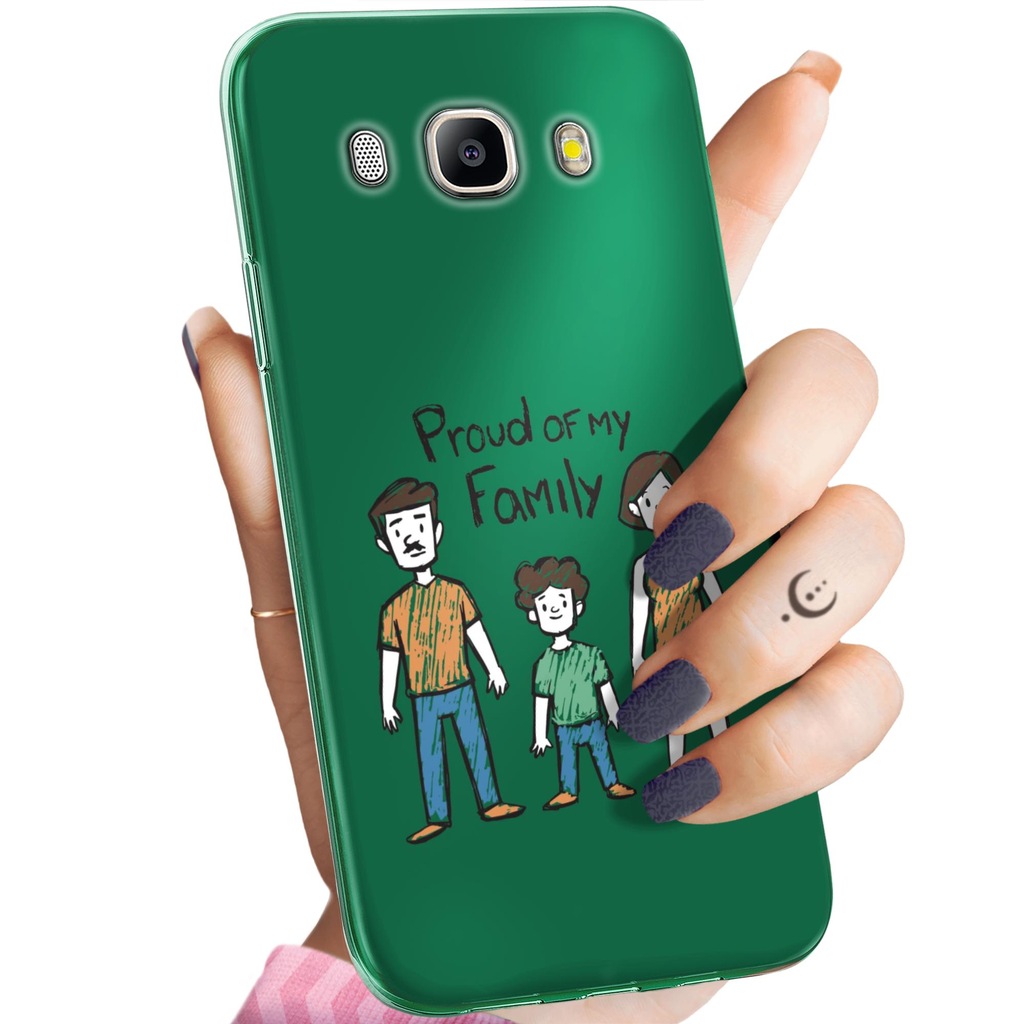 ETUI DO SAMSUNG GALAXY J5 2016 WZORY RODZINA FAMILIA DOM OBUDOWA POKROWIEC