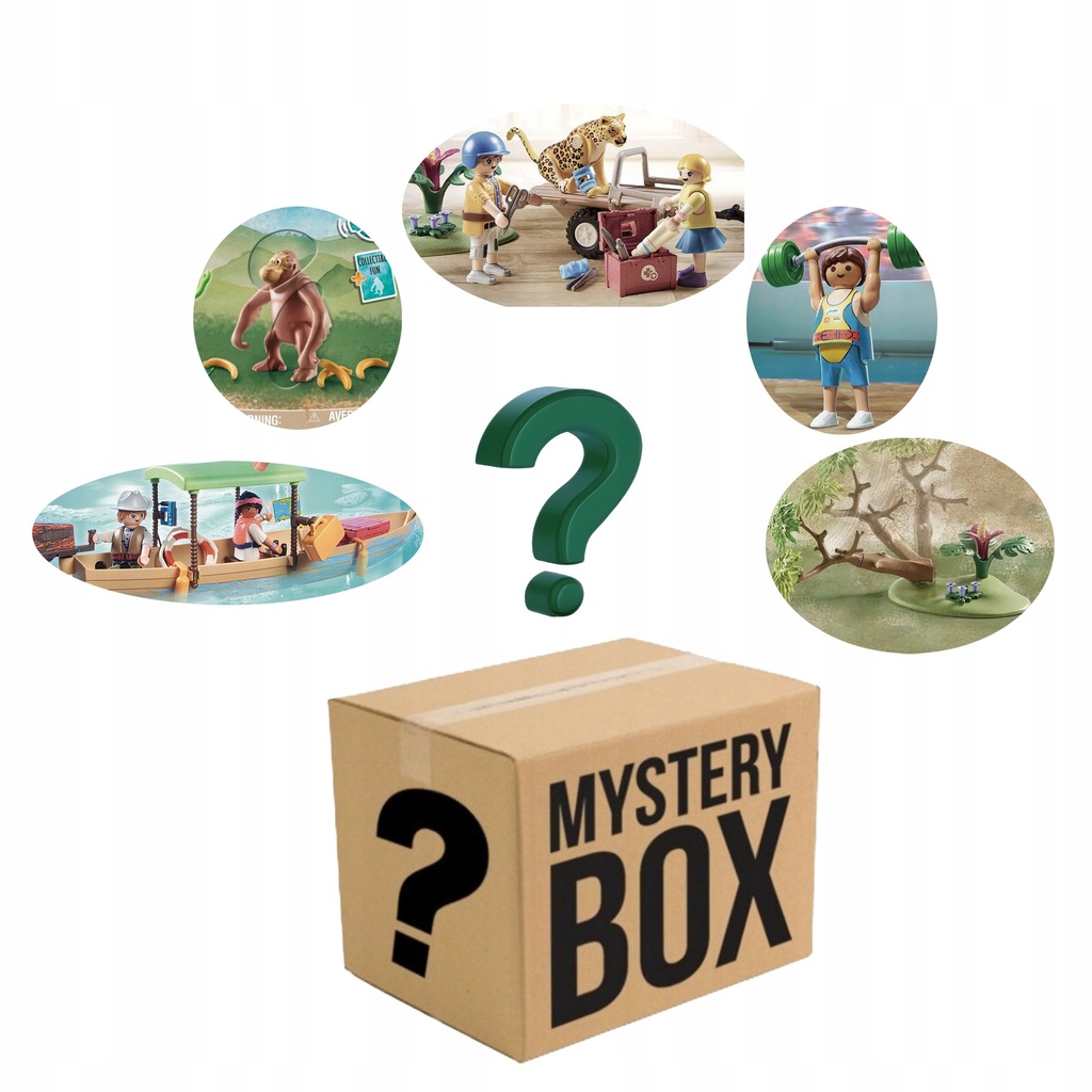 MYSTERY BOX PACZKA NIESPODZIANKA PLAYMOBIL ZESTAWY GWARANCJA SATYSFAKCJI