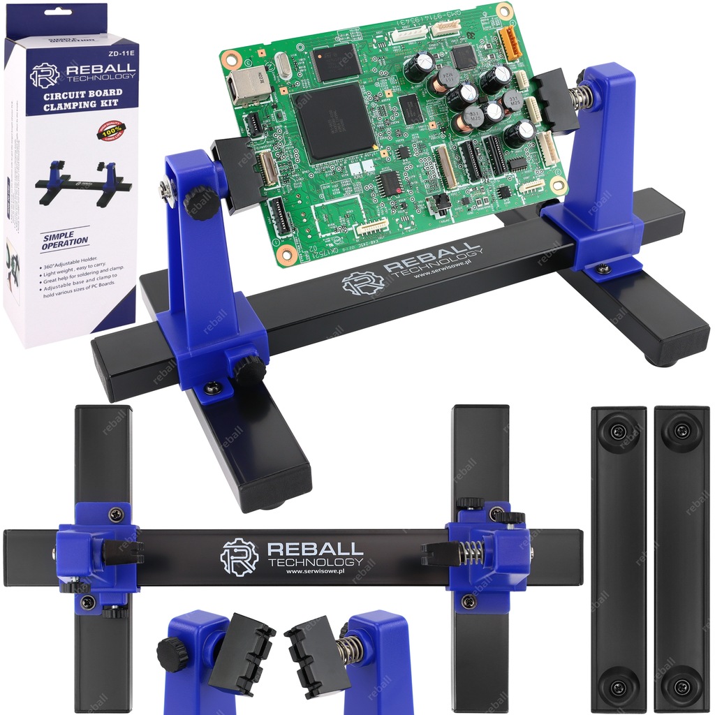 PLATFORMA NAPRAWCZA STOLIK UCHWYT PODSTAWKA DO NAPRAW PŁYT PCB GSM ZD-11E