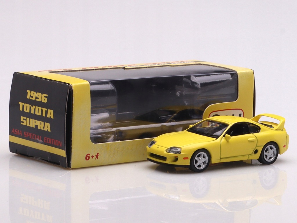 Toyota Supra - 1996, yellow Asia Special Edition Auto World 1:64