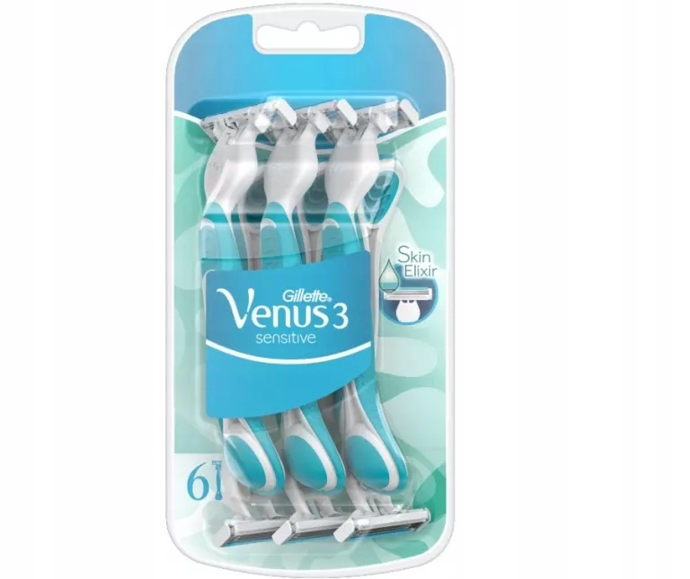 MASZYNKA JEDNORAZOWA DAMSKA GILLETTE VENUS 3 6SZT