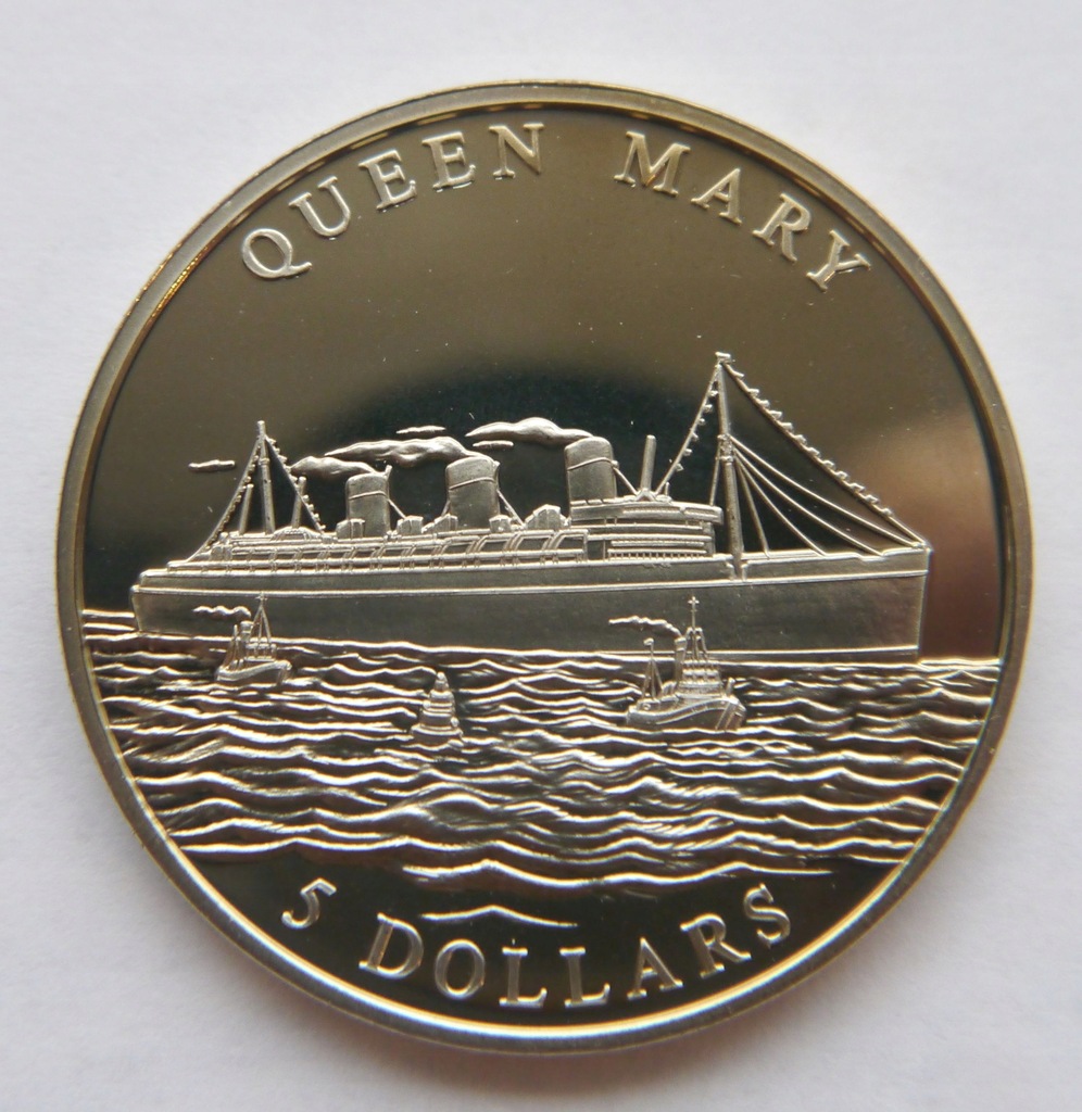 D381/ LIBERIA 5 $ 2005 QUEEN MARY