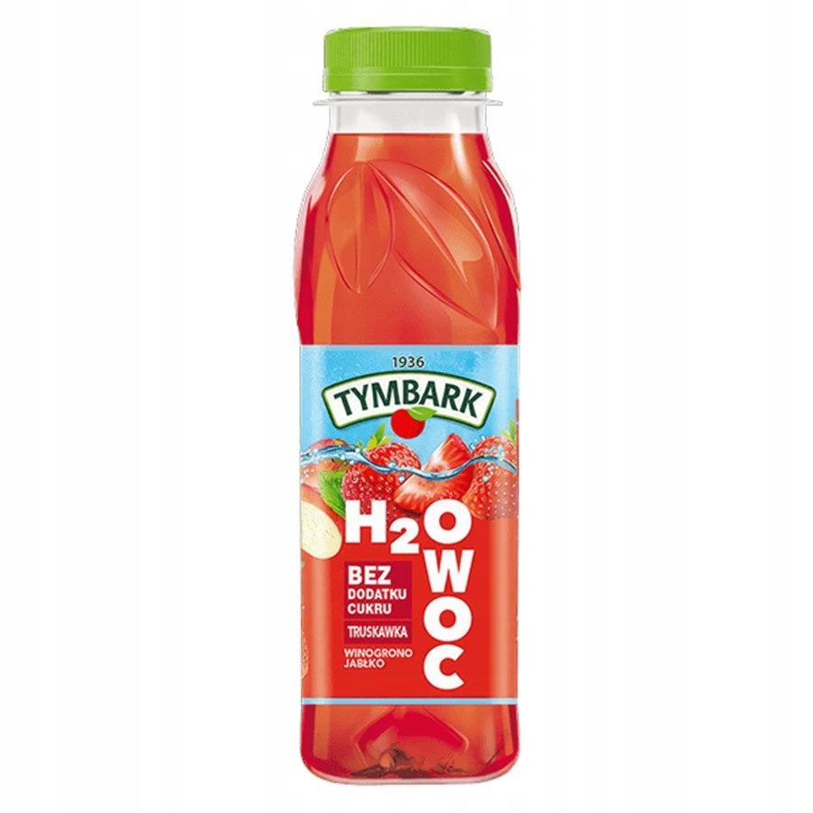 Napój H2OWOC truskawka Tymbark, 300ml