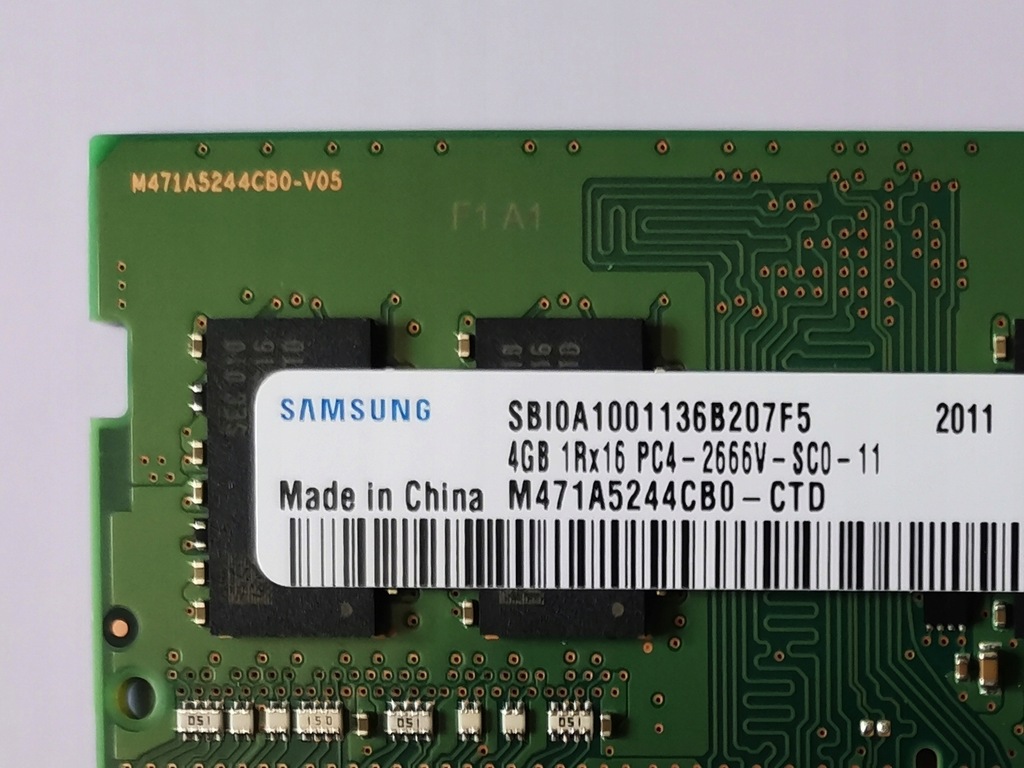 DDR4 4GB Samsung 2666v