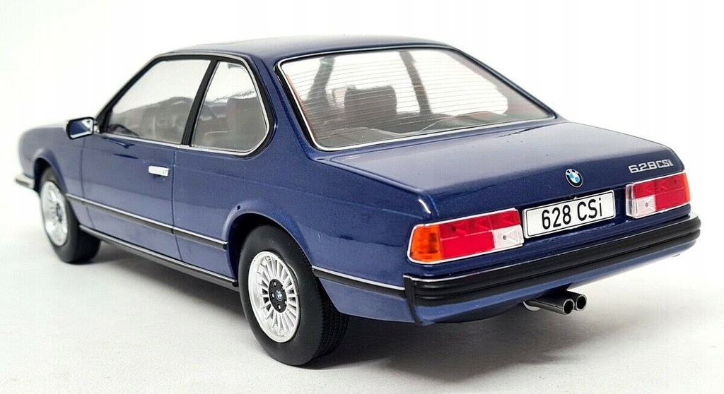 Modelcar Group 1:18 BMW 6-Series (E24) year 1976 dark blue metallic  MCG18164 model car MCG18164 4052176534304