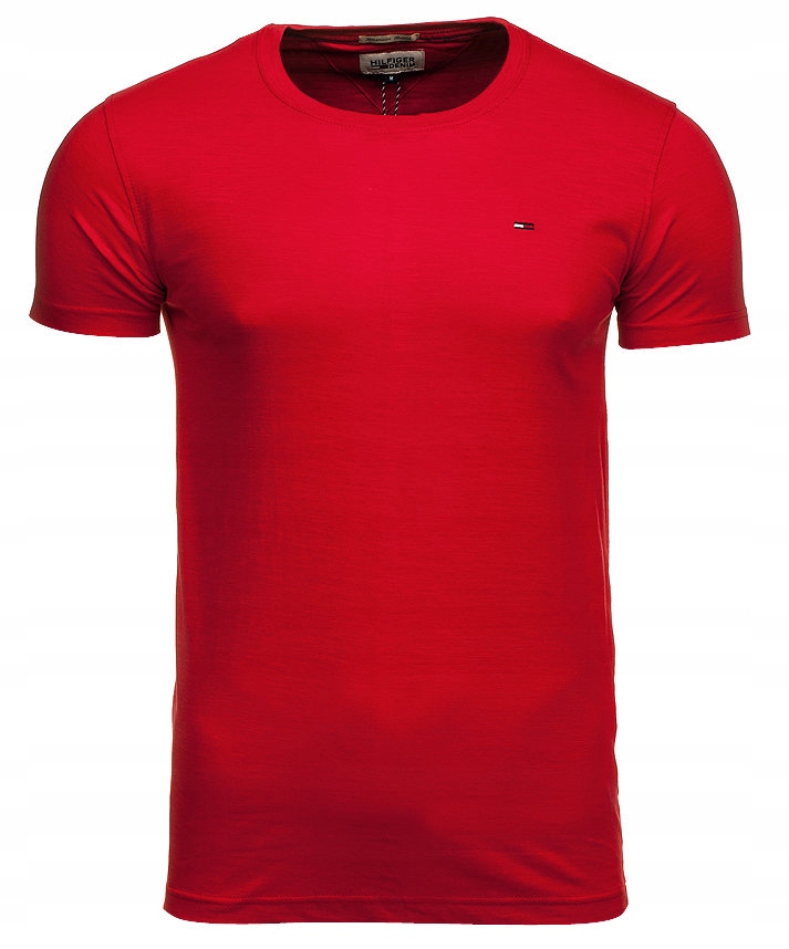 T-Shirt Koszulka Hilfiger Denim Federer CN TEE Red