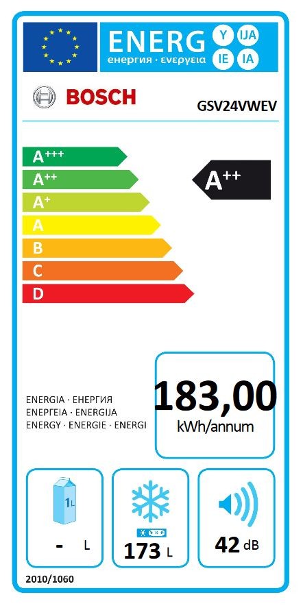 Zamrażarka wolnostojąca Bosch GSV24VWEV