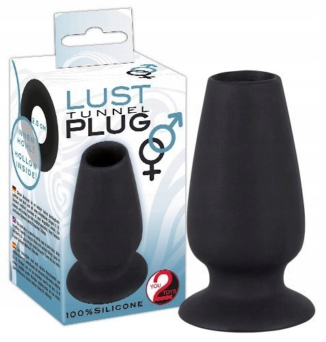 KOREK ANALNY SILIKONOWY LUST TUNNEL 10 CM