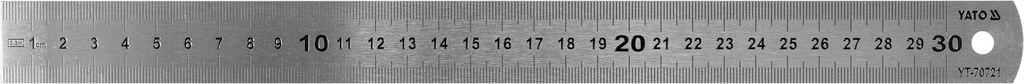 LINIAŁ MIERNICZY SS 300MM YATO YT-70721