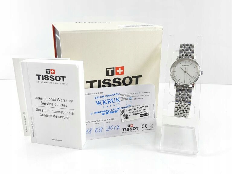 ZEGAREK DAMSKI TISSOT 1853 T109210A KOMPLET