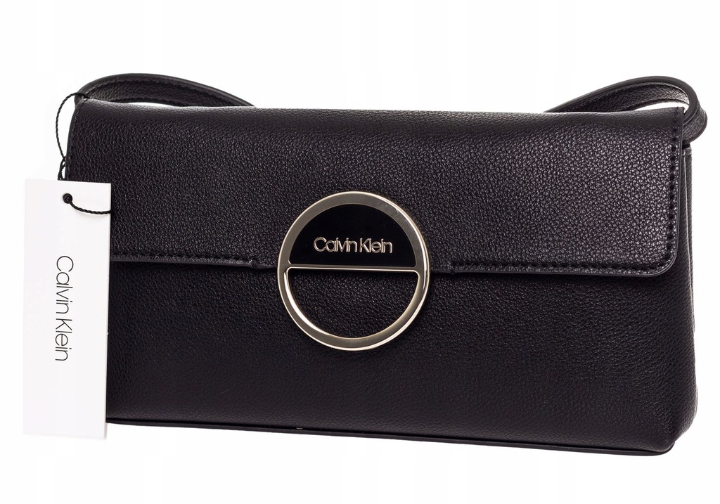 CALVIN KLEIN TOREBKA DAMSKA HOOP CLUTCH BLACK